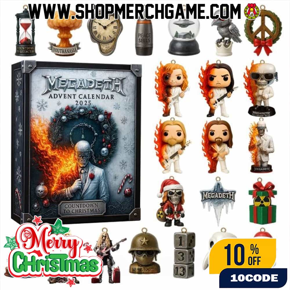 Megadeth Advent Calendar 2025 Countdown To Christmas 24 Days Collectible Vic Rattlehead Ornaments Thrash Metal Band Holiday Gift Keychains For Metalheads Megadeth Advent Calendar 2025 Countdown To Christmas 24 Days Collectible Vic Rattlehead Ornaments Thrash Metal Band Holiday Gift Keychains For Metalheads