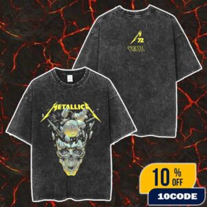 Metallica M72 Perth Australia World Tour Pop-Up Merch New Collection On October 31 November 2 2025 At Optus Stadium Logo Tee With Evanescence x Suicidal Tendencies Washed T-Shirt Metallica M72 Perth Australia World Tour Pop-Up Merch New Collection On October 31 November 2 2025 At Optus Stadium Logo Tee With Evanescence x Suicidal Tendencies Washed T-Shirt
