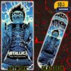 Metallica M72 Perth Brand New Official Ride The Lightning Artwork World Tour 2025 November 1 2025 At Optus Stadium Australia By Luke Preece Skateboard Event Deck
