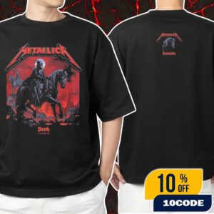 Metallica M72 Perth Exclusive Pop-Up Poster Event For Australia Artwork By Ken Taylor On 1st November 2025 At Optus Stadium World Tour Unisex Two Sides T-Shirt