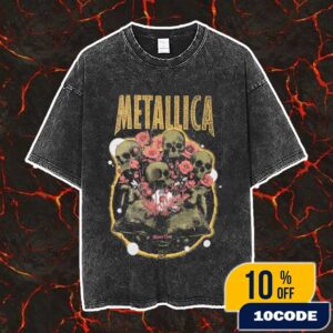 Metallica Mama Said Gothic Artwork By Dido Peshev Album Load Remastered Anniversary 2025 Vintage Washed Unisex T-Shirt