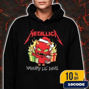Metallica Red Devil Artwork Naughty Lil’ Devil By Andrew Cremeans Christmas 2025 Collection Unisex T-Shirt Hoodie Sweater