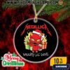 Metallica Red Devil Artwork Santa Claus Have You Been Naughty Or Nice By Andrew Cremeans Hanging Decoration Tree Collectible Holiday Xmas Ornament Merry Christmas