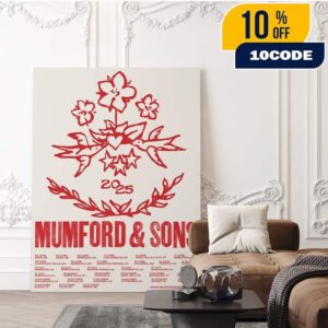 Mumford And Sons Rushmere North America Tour 2025 Schedule Dates Home Decor Poster Canvas