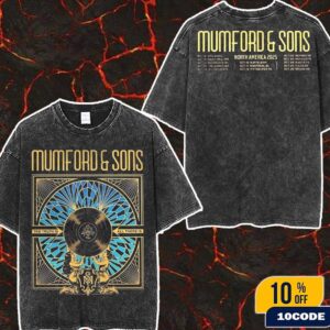 Mumford And Sons The Truth Is All There Is North America 2025 Tour October City Dates Washed Two Sides T-Shirt