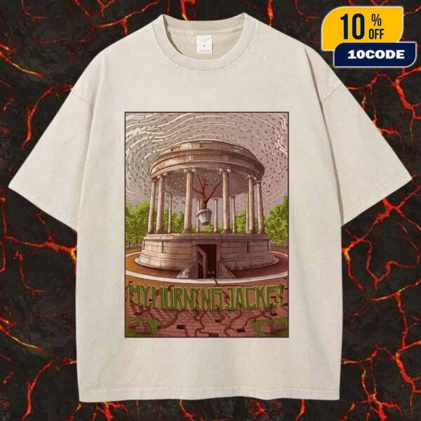 My Morning Jacket Boston Poster Event On 13 October 2025 is Tour At MGM Music Hall At Fenway Unisex Washed Tee