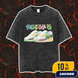 Nike Air Max 90 Grateful Dead x University Of Oregon Grateful Ducks Tribute Sneaker Oregon Ducks Vintage Washed Unisex T-Shirt