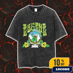 Nike x Class Trip x Grateful Dead x University Of Oregon Collaboration Oregon Ducks vs Wisconsin Badgers October 25 2025 At Autzen Stadium Grateful Ducks Eugene Tee Tribute Washed T-Shir