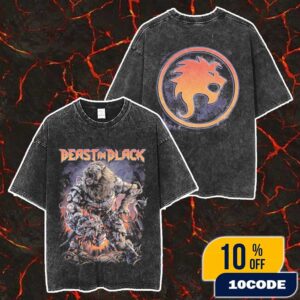 Official Beast In Black New Merch Arrivals Cyber Apocalypse Merch Unisex Two Sided Washed T-Shirt