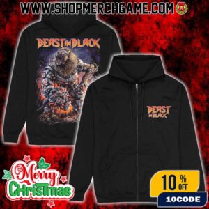 Official Beast In Black New Merch Arrivals Cyber Apocalypse Unisex Zip Up Hoodie