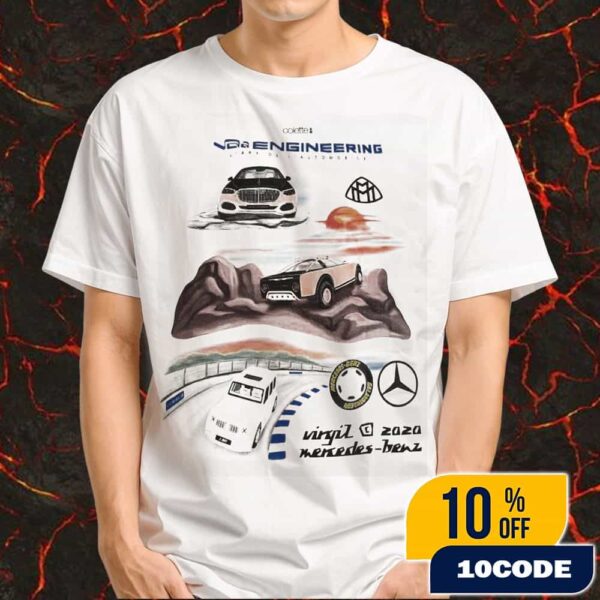 Official L’Art De’Automobile x Virgil Abloh 2025 Mercedes Benz Maybach Gelandewagen Automotive Collection The Codes Exhibition At Grand Palais Paris 2025 Merchandise Unisex T-Shirt