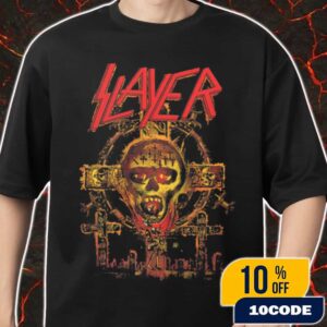 Official New Slayer Band Merch New Collection 2025 Seasons In The Abyss Anniversary Season’s Crosses Unisex T-Shirt
