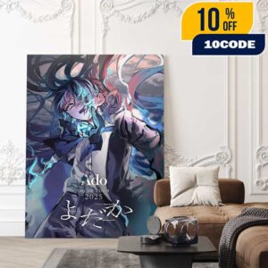 Official Poster Ado Dome Tour 2025 Yodaka Nightjar 5 Years Debut Anniversary World Tour 2025 Hibana Artwork By Orihara Poster Canvas Home Decor