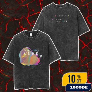 Official The Cure Band Mixes Of A Lost World Tee New Merch Arrivals Washed T-Shirt