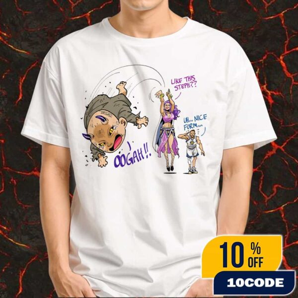 One Piece Funny Estrid Throwing Baby Prince Of Elbaf Loki Manga With Steph Curry Merchandise Unisex T-Shirt