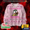 Naruto Shippuden Christmas Sweater Ahegao Kaguya Otsutsuki Design Holiday Knit Pullover Ugly Sweater Anime Winter Gift