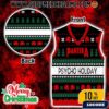 Ghost Band Gile Ugly Christmas Sweater Vest With Papa Emeritus Angel Wings Crow Design Nordic Pattern Holiday Knit For Metal Fans Ghost Band Gile Ugly Christmas Sweater Vest With Papa Emeritus Angel Wings Crow Design Nordic Pattern Holiday Knit For Metal Fans