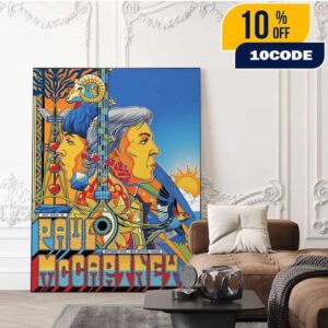 Paul McCartney Bok Center Tulsa 2025 Merch Poster On October 22 2025 Got Back Tour 2025 Home Decor Poster Canvas Paul McCartney Bok Center Tulsa 2025 Merch Poster On October 22 2025 Got Back Tour 2025 Home Decor Poster Canvas