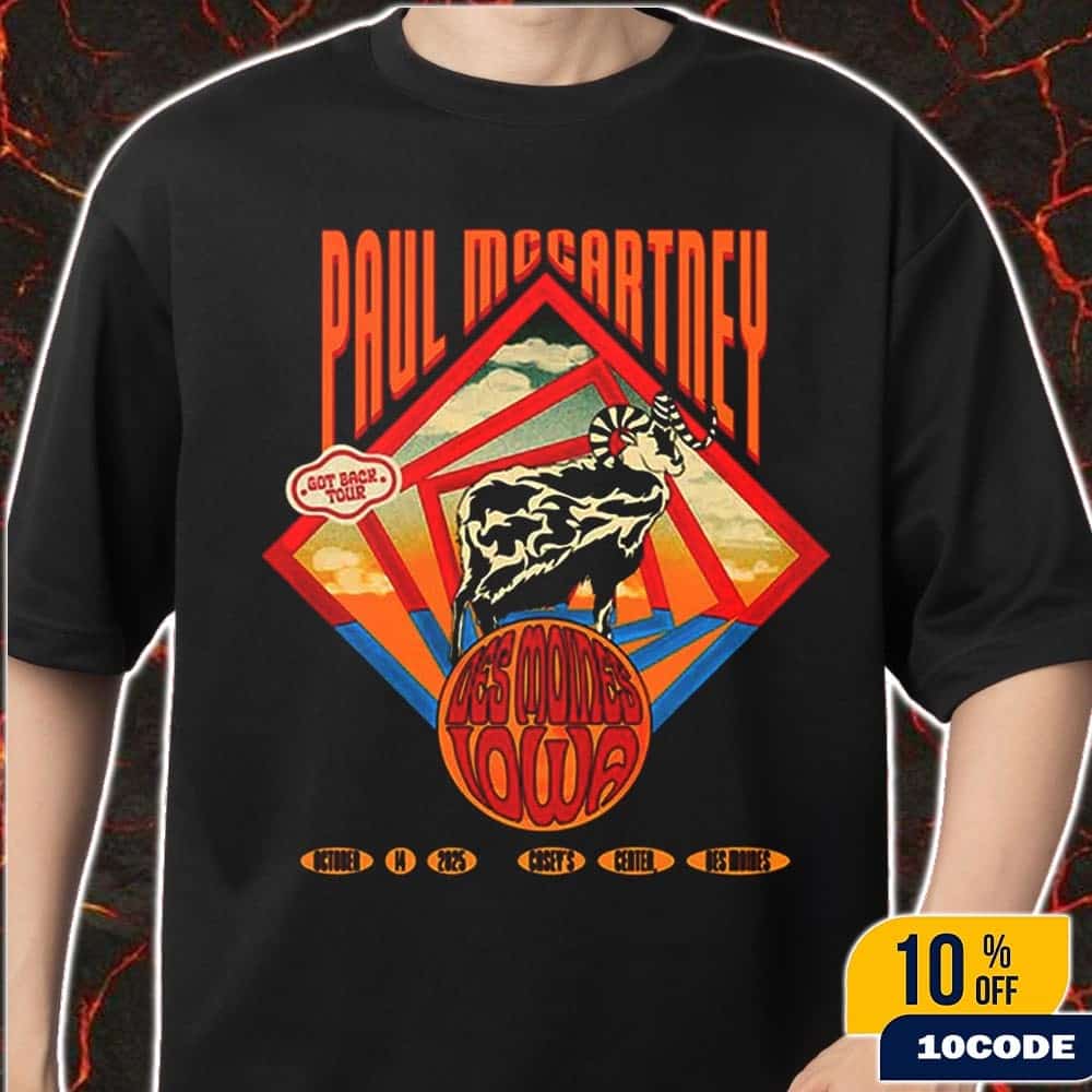 Paul McCartney Got Back 2025 Des Moines Iowa Event Tee At Casey’s Center On October 14 2025 Classic T-Shirt Paul McCartney Got Back 2025 Des Moines Iowa Event Tee At Casey’s Center On October 14 2025 Classic T-Shirt