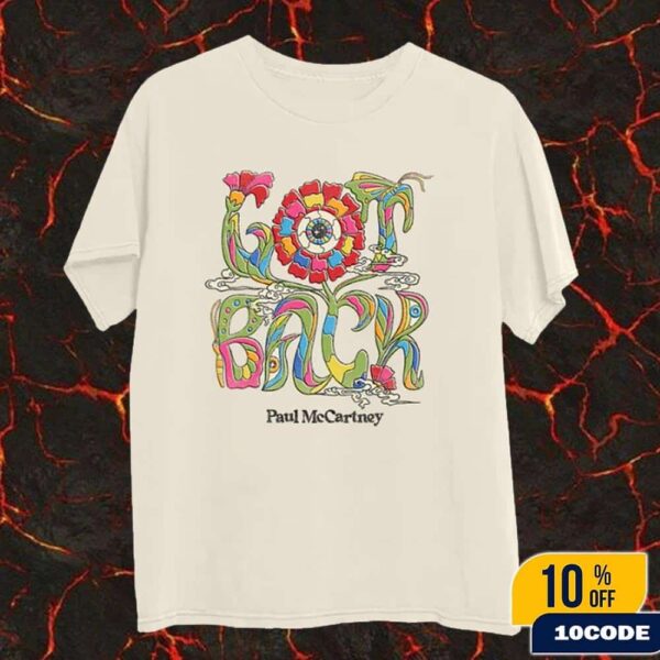 Paul McCartney Got Back 2025 Floral Tour T-Shirt Merch Fans Gifts Classic Shirt