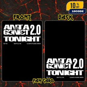 Playboi Carti Antagonist 2.0 Tour 2025 At Climate Pledge Arena Seattle Event On October 8 2025 Logo Fan Card