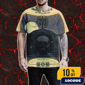 Queens Of The Stone Age Alive In The Catacombs Tour On October 29 2025 At Royal Albert Hall UK Poster Event Artwork By Dido Peshev All Over Print Graphic T-Shirt, Hoodie