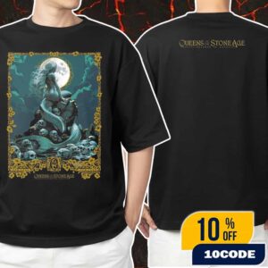 Queens Of The Stone Age The Catacombs Tour Concert Poster Artwork At Beacon Theatre New York City On October 10 2025 By Carin A Hazmat Unisex T-Shirt Merchandise
