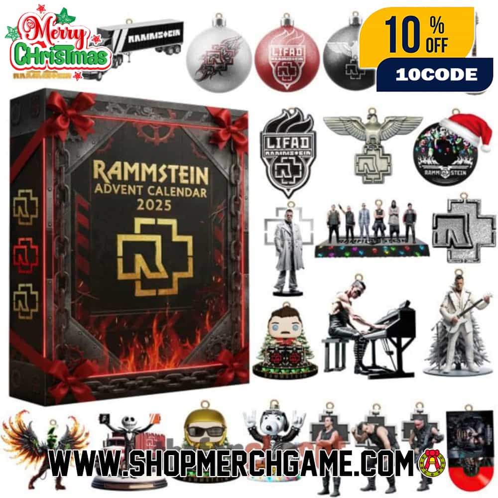 Rammstein Advent Calendar 2025 24 Day Holiday Countdown With Till Lindemann Band Member Figurines Lifad Logo Ornaments Industrial Metal Christmas Collectibles Gift For German Rock Fans Rammstein Advent Calendar 2025 24 Day Holiday Countdown With Till Lindemann Band Member Figurines Lifad Logo Ornaments Industrial Metal Christmas Collectibles Gift For German Rock Fans