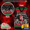 Foo Fighters Snake Logo Ugly Christmas Sweater Vest Holiday Knit Rock Band Winter Gift Cobra Design Sleeveless Gile