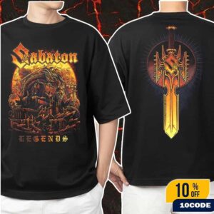Sabaton Legends Reborn Reimagines Album Artwork With A Sword Merch Classic Two Sides T-Shirt Sabaton Legends Reborn Reimagines Album Artwork With A Sword Merch Classic Two Sides T-Shirt