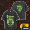 Official Sabaton Pharaoh Sphinx Artwork The Legendary Tour Europe 2025 With Tour Dates Merch Unisex Two Sided Washed T-Shirt