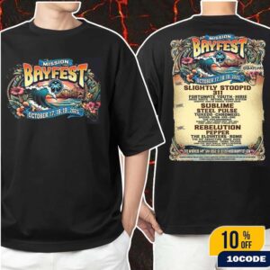 San Diego Bayfest 2025 Full Lineup In San Diego California On October 17 18 19 2025 Classic Two Sides T-Shirt