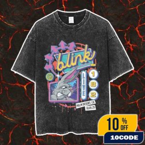 Second Night Event Tee Blink-182 Missionary Impossible Tour 2025 California On October 5 2025 At Acrisure Arena Thousand Palms Artwork By Alex Tillbrook Vintage Washed Unisex T-Shirt