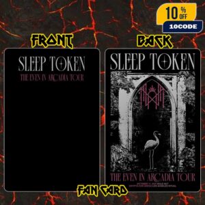 Sleep Token The Even In Arcadia Tour On October 11 2025 At Crypto.com Arena Los Angeles Ritual Event Tee Fan Card