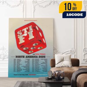 Stick Fingers Band North America 2026 Schedule Dates With Ruby Waters Home Decor Poster Canvas