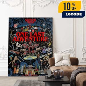 Stranger Things One Last Adventure Netflix Movie Season 5 Final Season Poster Global Events Tour Premieres Screenings Poster Canvas Home Decor Stranger Things One Last Adventure Netflix Movie Season 5 Final Season Poster Global Events Tour Premieres Screenings Poster Canvas Home Decor