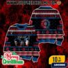 Stranger Things Hellfire Club Knit Jumper Black And White Holiday Pullover Demon Graphic Ugly Sweater