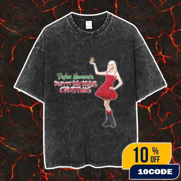 Taylor Momsen’s Pretty Reckless Christmas EP Album On 31 October 2025 Holiday Cover Art Vintage Washed Unisex T-Shirt