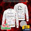 Taylor Swift Christmas Tree Farm Ugly Sweater In My Heart Holiday Knit Pullover