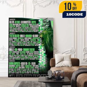 Tecate Pa’l Norte 2026 At Parque Fundidora Monterrey Nuevo Leon Mexico On 26-29 March 2026 Poster Lineup Poster Canvas Home Decor