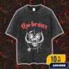 Official Beast In Black New Merch Arrivals European Tour 2025 Tour Dates Backprint Merch Unisex Two Sided Washed T-Shirt