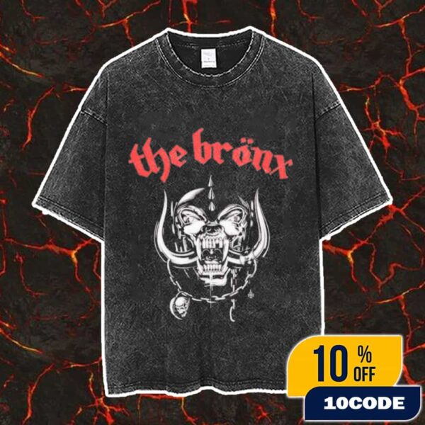 The Bronx x Motorhead Release On October 2025 Album Tribute Punk Killed By Deaf A Punk Tribute To Motorhead Halloween 2025 Snaggletooth War-Pig Logo Vintage Washed Unisex T-Shirt