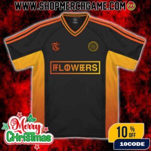 The Devil Wears Prada Flowers Jersey Official Soccer Style Custom Limited Edition November 2025 Album Pre Order Merchandise Black Orange Yellow Shirt