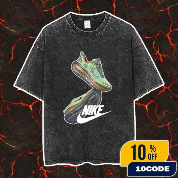 The Doernbecher x Nike Vomero Plus By Molly Bell Sneaker Collection Vintage Washed Unisex T-Shirt
