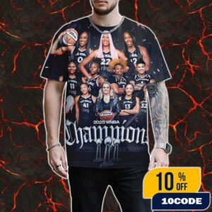 The Las Vegas Aces Are The 2025 WNBA Champions Poster Congratulations Third Title In Four Years All Over Print Graphic T-Shirt, Hoodie