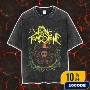 The Living Tombstone The Jack O’lantern Tee Halloween 2025 Version Limited Edition Vintage Washed Unisex T-Shirt