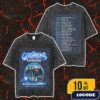 I See Stars Official Poster The Wheel 6th Album Spin The Wheel Tour 2026 Tour Dates Vintage Washed Unisex T-Shirt