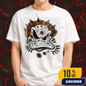 The Pond Press x Anaheim Ducks Dia De Los Muertos Day Of The Dead Halloween 2025 New Logo On November 2 2025 At Honda Center Merchandise Unisex T-Shirt The Pond Press x Anaheim Ducks Dia De Los Muertos Day Of The Dead Halloween 2025 New Logo On November 2 2025 At Honda Center Merchandise Unisex T-Shirt