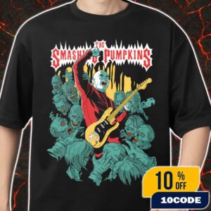 The Smashing Pumpkins New Halloween Merch 2025 Collection Zombie Artwork By Samuel Salomao Merch Unisex T-Shirt The Smashing Pumpkins New Halloween Merch 2025 Collection Zombie Artwork By Samuel Salomao Merch Unisex T-Shirt