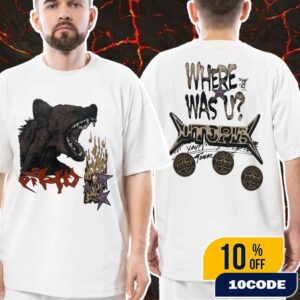 Travis Scott Circus Maximus Korea Merch New Collection Live In Asia World Tour 2025 On October 25 2025 At Goyang Stadium Seoul Where Was U UTOPIA Hyaena Artwork Unisex T-Shirt
